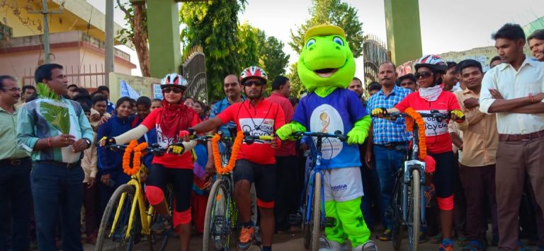 Odisha Cycle Tour: Rayagada Welcomes Hockey World Cup Mascot Olly