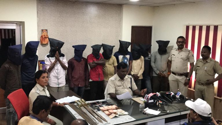 Ten Inter-State Dacoits Nabbed In Jharsuguda