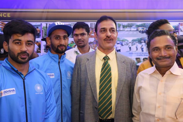 Hockey WC: Team India At Odisha Police Stall In Kalinga Stadium’s Fan Village