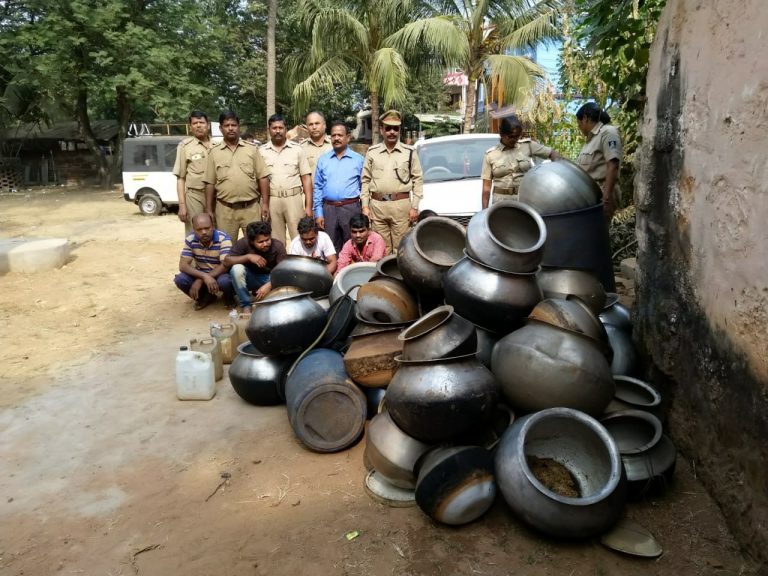 200-Litres Illicit Liquor Seized, 8 Arrested In Odisha Capital