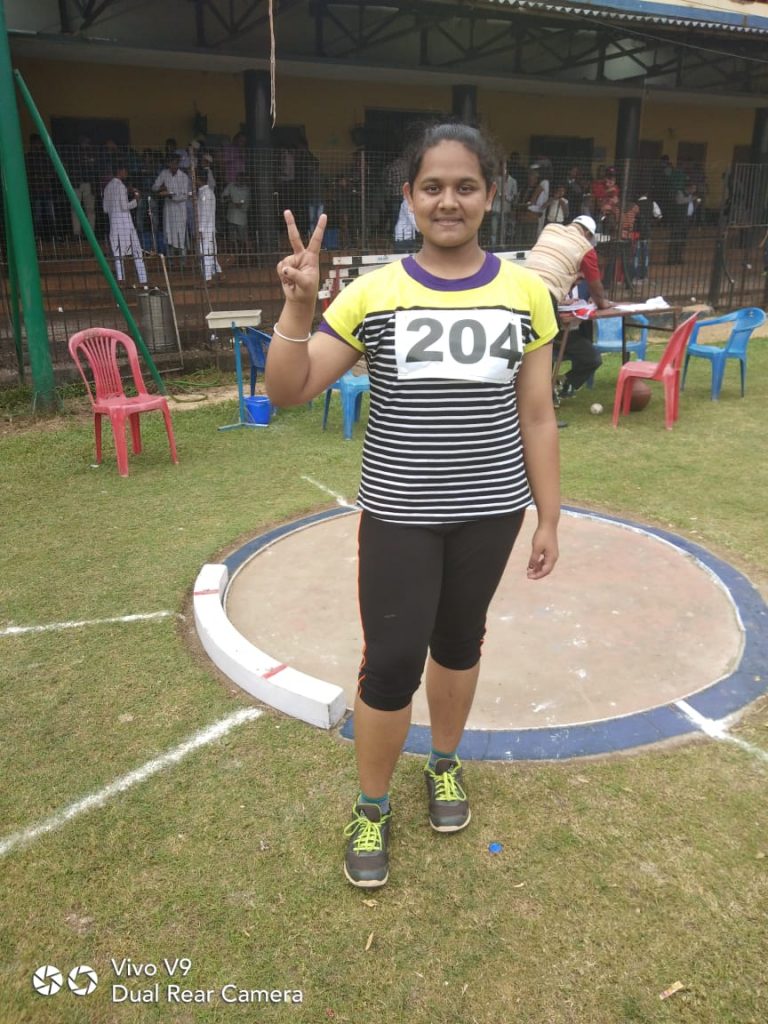 Anshika Wins Shot Put Gold At 66th State Athletic Meet In U-16