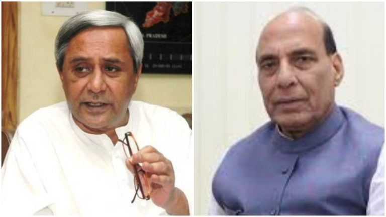 Odisha CM Calls Up Rajnath, Discusses Early Release Of Titli Funds To Odisha