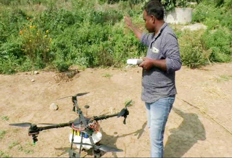 Use Of Drone In Agriculture: Rayagada’s Babu Rao Shows The Way