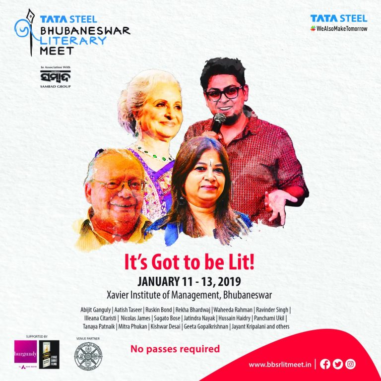 4th Edition Of Tata Steel Bhubaneswar Literary Meet To Begin Today