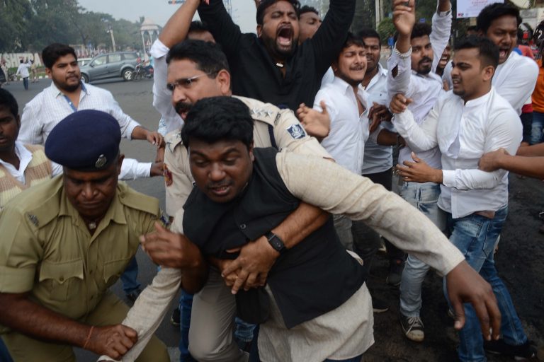 Golden Baba-BJD Link: Cong Students’ Wing Activists Hurl Eggs, Tomatoes At Police