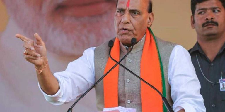 Union Minister Rajnath Singh Arrives In Odisha For Campaigning