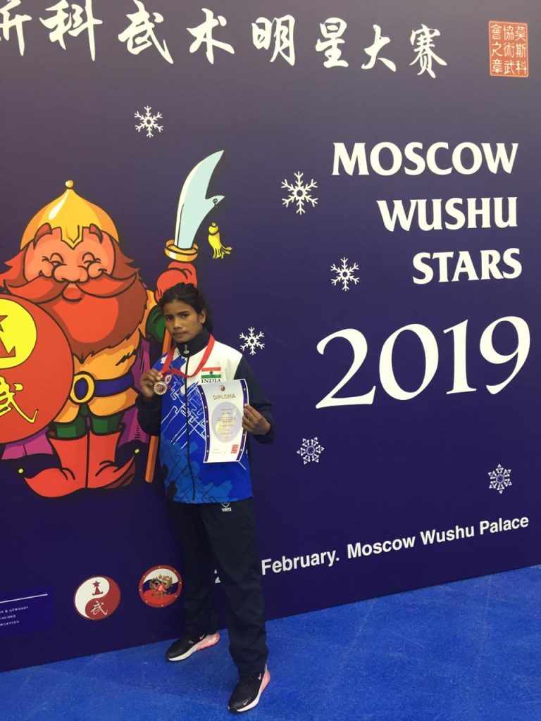 Barbil Girl Wins Gold In Moscow Wushu Championship