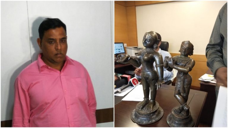 Two Stolen Asta Dhatu Idols Seized, One Arrested In Bhubaneswar