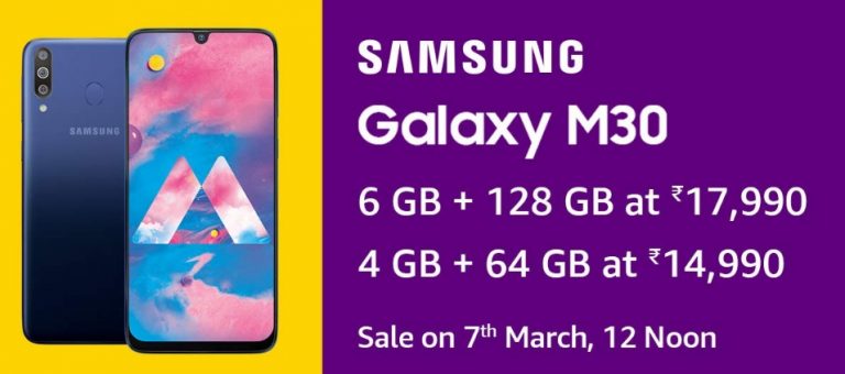 Samsung M30 With 5000 mAh Battery Launched; Starting At Rs 14990