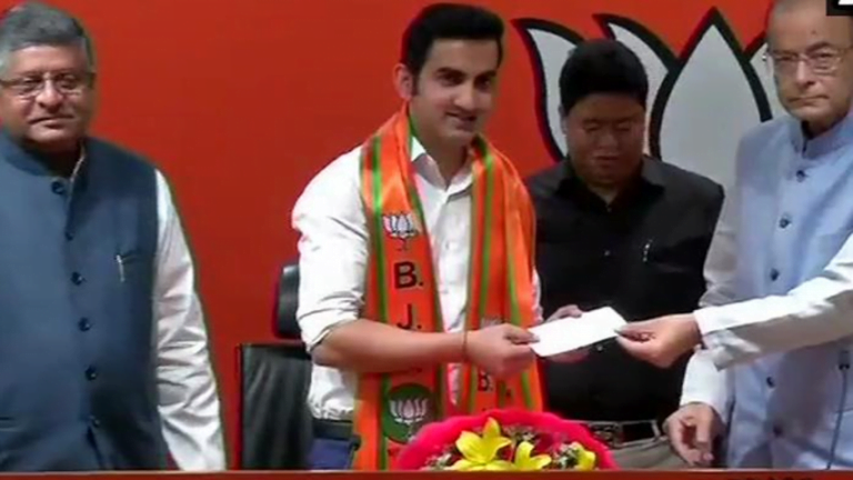 Former Cricketer Gautam Gambhir Joins BJP