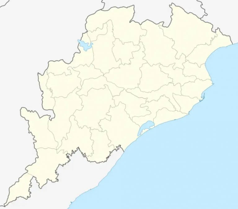 odisha map