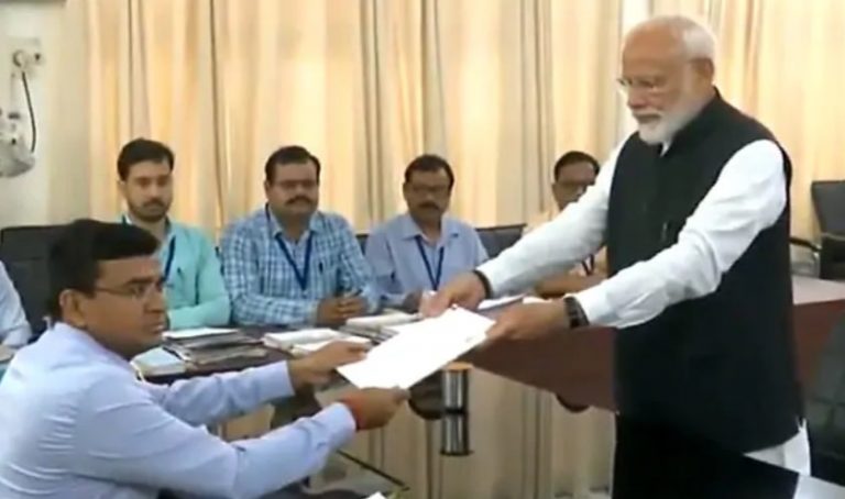 PM Modi Files Nomination From Varanasi