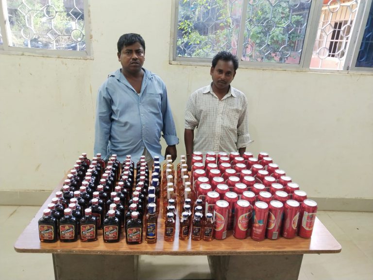 140 Foreign Liquor Bottles Seized, Two Arrested In Odisha Capital