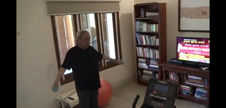 Naveen Patnaik Fitness Video