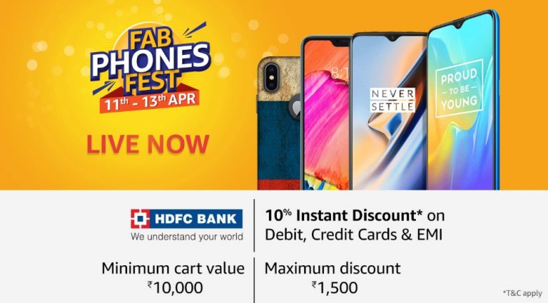 Rs 3000 Off On OnePlus 6T & More Deals On Amazon Fab Phones Sale