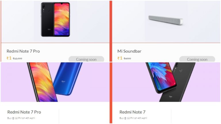 Mi Fan Festival Sale Starts Today; Redmi Note 7 Pro At Re 1