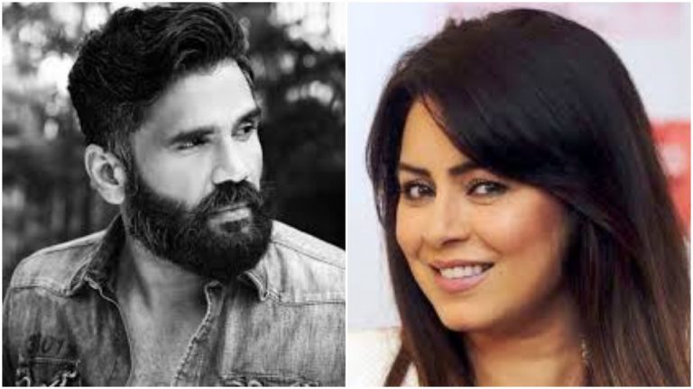 Sunil Shetty, Mahima Chaudhry Campaign For BJD In Jharsuguda