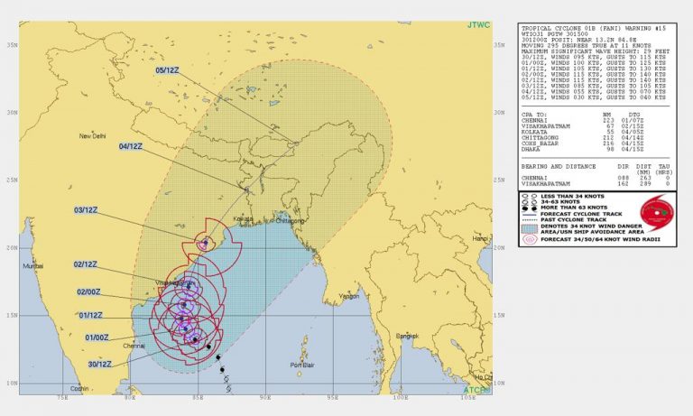 Cyclone ‘Fani’ Warning Issued For These Odisha Districts