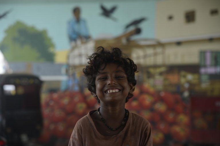 100 WATT SMILE: The scorching heat and high humidity in Bhubaneswar didn't deter this boy from wearing his best smile as he posed for our cameraman. OB Photograph