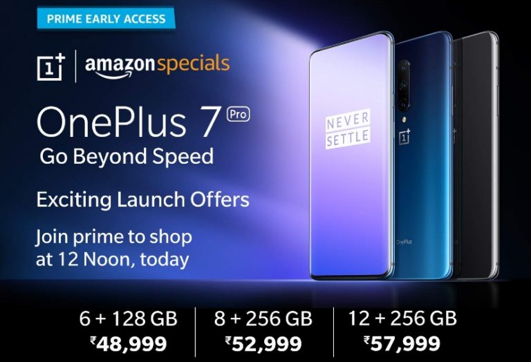 OnePlus 7 Pro To Go On Sale Today Exclusively For Prime Members