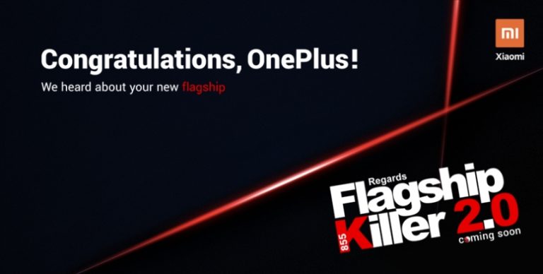 Xiaomi Takes A Jibe At OnePlus; Teases “Flagship Killer 2.0”