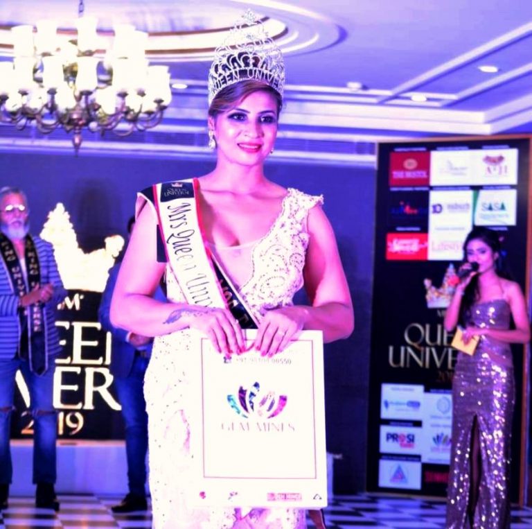 Odisha’s Prateema Panda Crowned Mrs Queen Universe