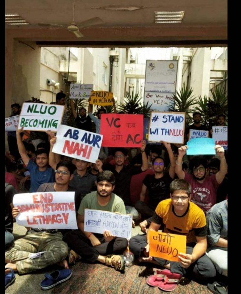 NLUO Students Launch Indefinite Protest