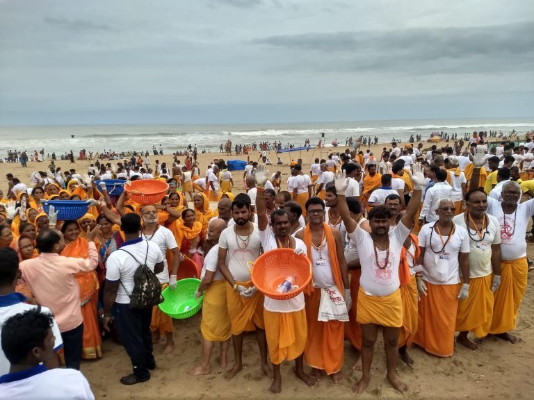 Volunteers Descend On Puri Beach For Biggest Clean-up Drive
