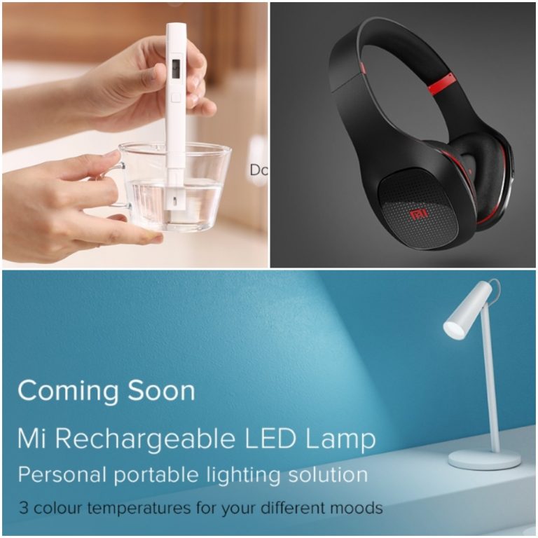 Mi Showcases Rechargeable LED Lamp & More Products