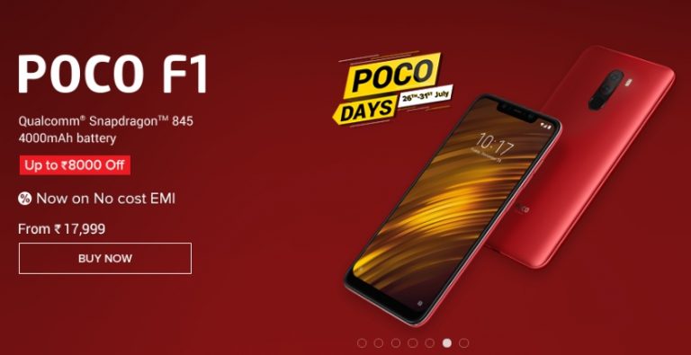 Poco F1 Available At Its Lowest Yet Price