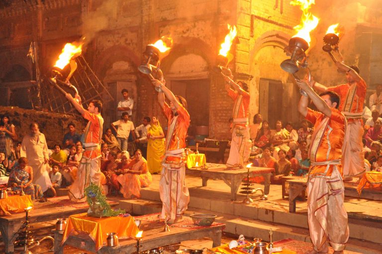 LED Screens To Live Telecast Ganga Aarti At Varanasi Ghats