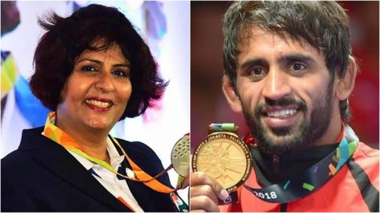 Rajiv Gandhi Khel Ratna for Deepa Malik, Bajrang Punia