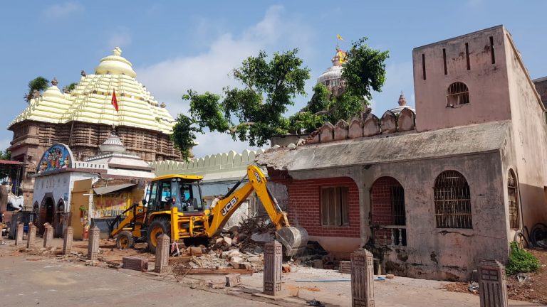 demolition drive puri jagannath