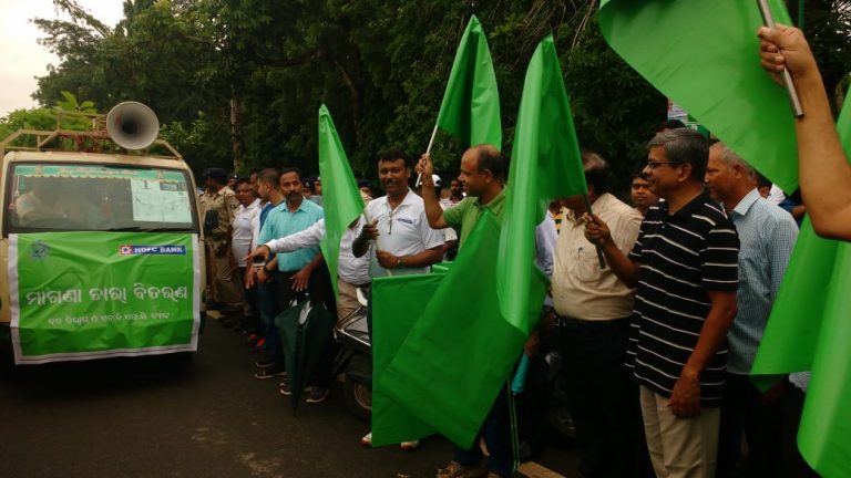 Seedling Distribution Vehicles To Restore Green Cover In Twin Cities & Puri