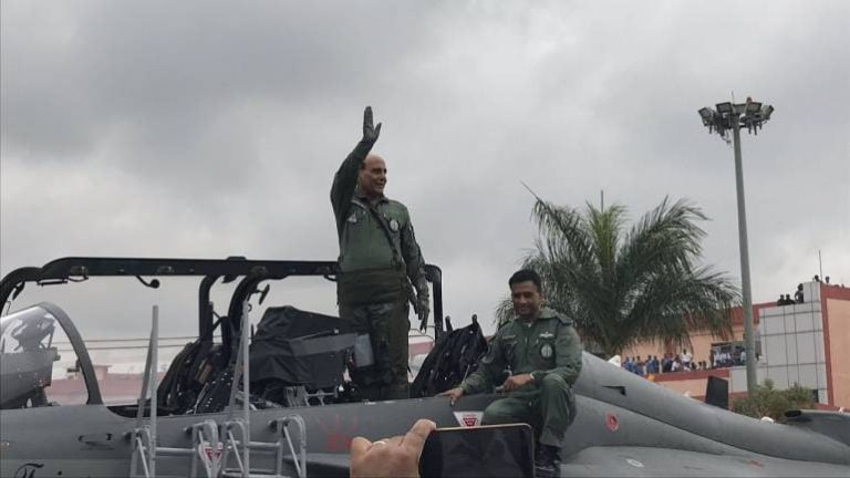 Defence Minister ‘Thrilled’ After Sortie In Tejas Fighter Jet
