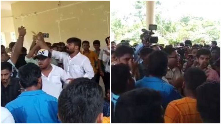 Utkal Varsity Students Gherao Vice Chancellor’s Office