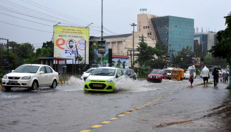 rain xavier chaka bhubaneswar waterlogging
