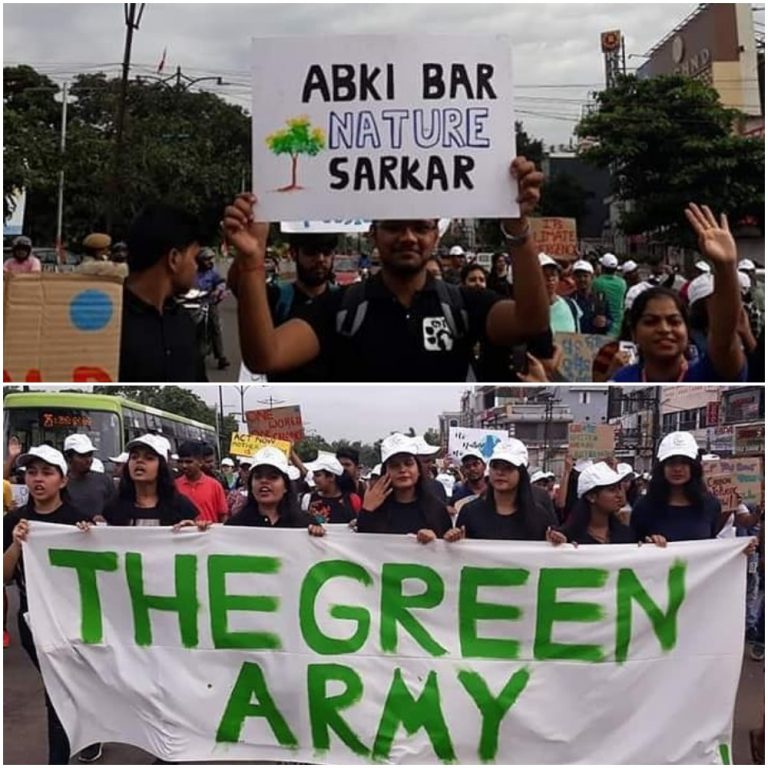 unmukt climate change protest bhubaneswar