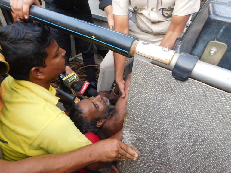 Skylift, Drones & Nets Later, Man Rescued From Utkal University Rooftop