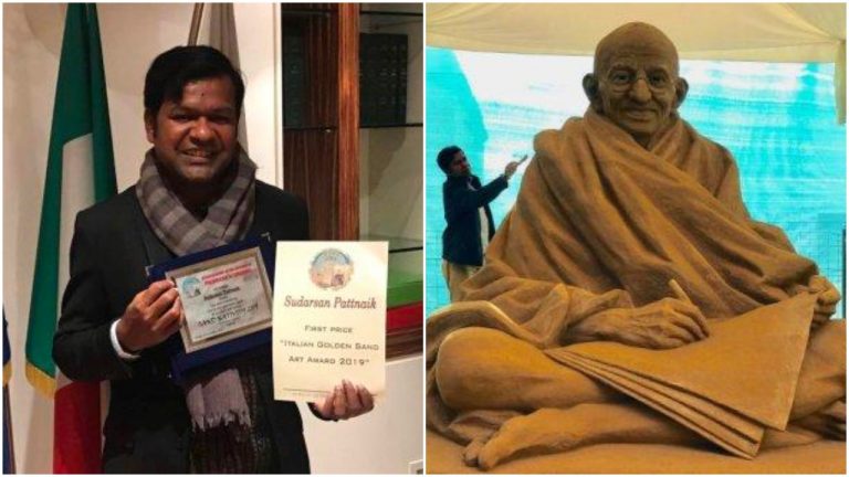 Odisha’s Sudarsan Pattnaik Wins Italian Sand Art Award