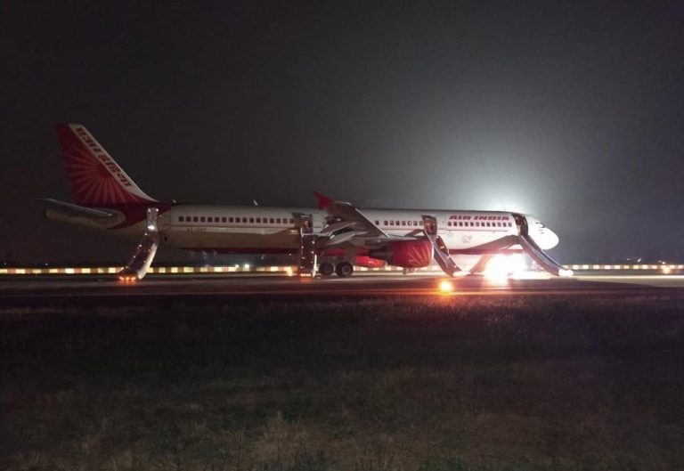 Bhubaneswar-Mumbai Flight Engine Catches Fire Mid-Air, Lands At Raipur