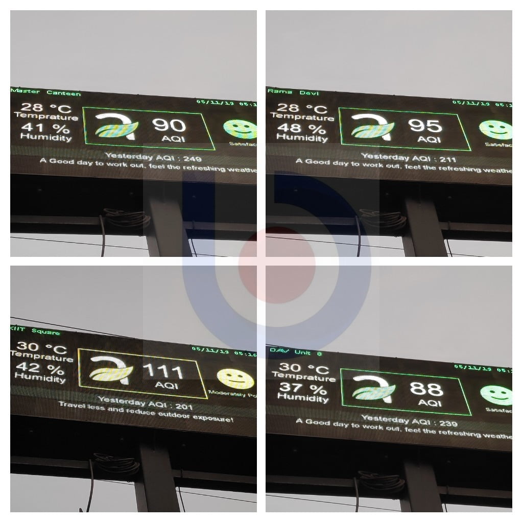 air pollution bhubaneswar displays