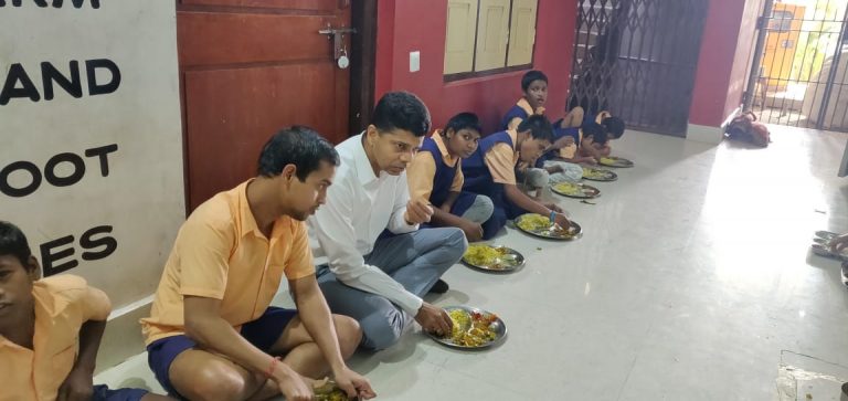 Odisha 5T Secretary Joins Children With Special Needs For Lunch In Bhadrak