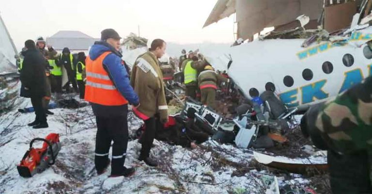 Flight With 100 On Board Crashes Into Building In Kazakhstan