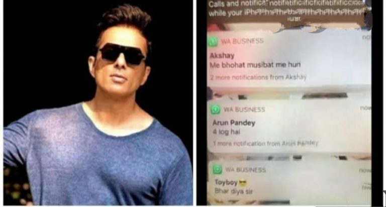 Sonu Sood’s Phone Notification Screen Flooded With Messages From Migrants