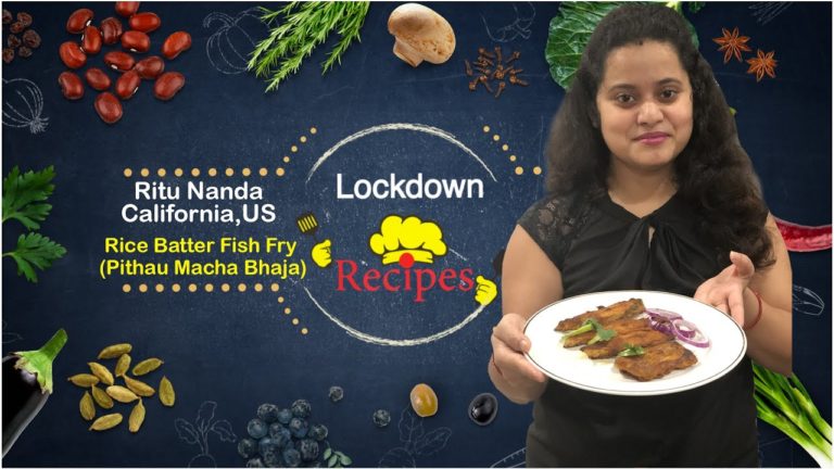 Lockdown Recipes: Rice Batter Fish Fry I Ritu Nanda I California, US I Vlogger