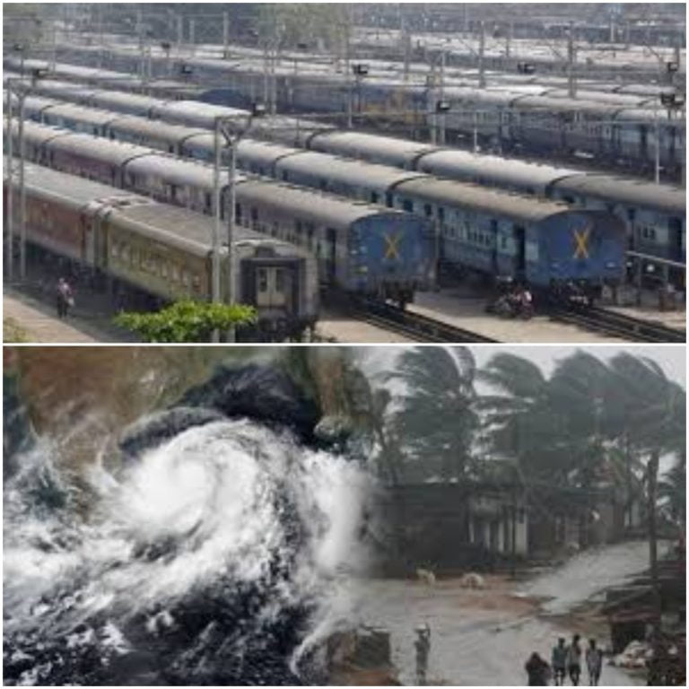 Cyclone Amphan; train services disrupted