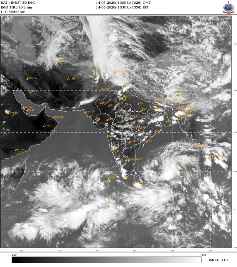 Cyclonic Storm Over Bay Of Bengal Likely By May 16