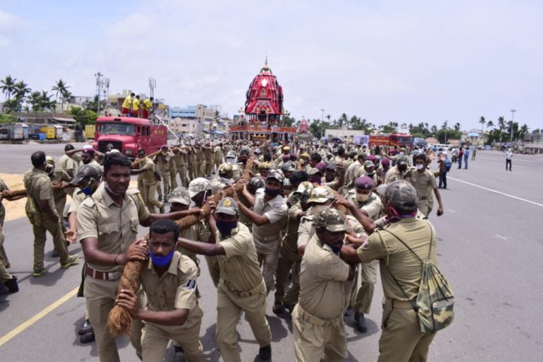 In Pictures: Chariots Of Jagannath & Siblings Take ‘Dakshina Moda’; Homeward Journey On July1