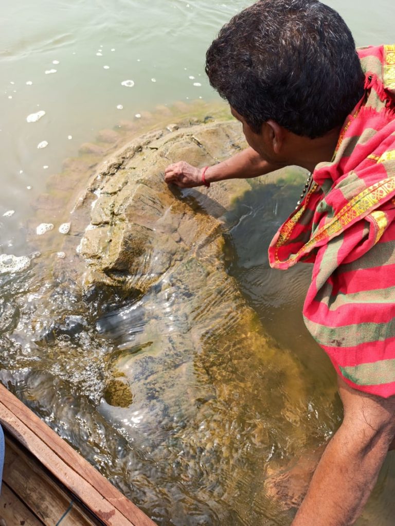 Ancient Temple Emerges Out Of Mahanadi River In Odisha